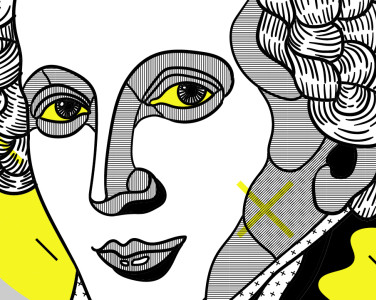 A cartoon image of Mendelssohn